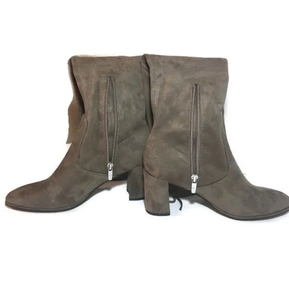 MARC FISHER OTK SUEDE TALL HEEL BOOTS TASS…